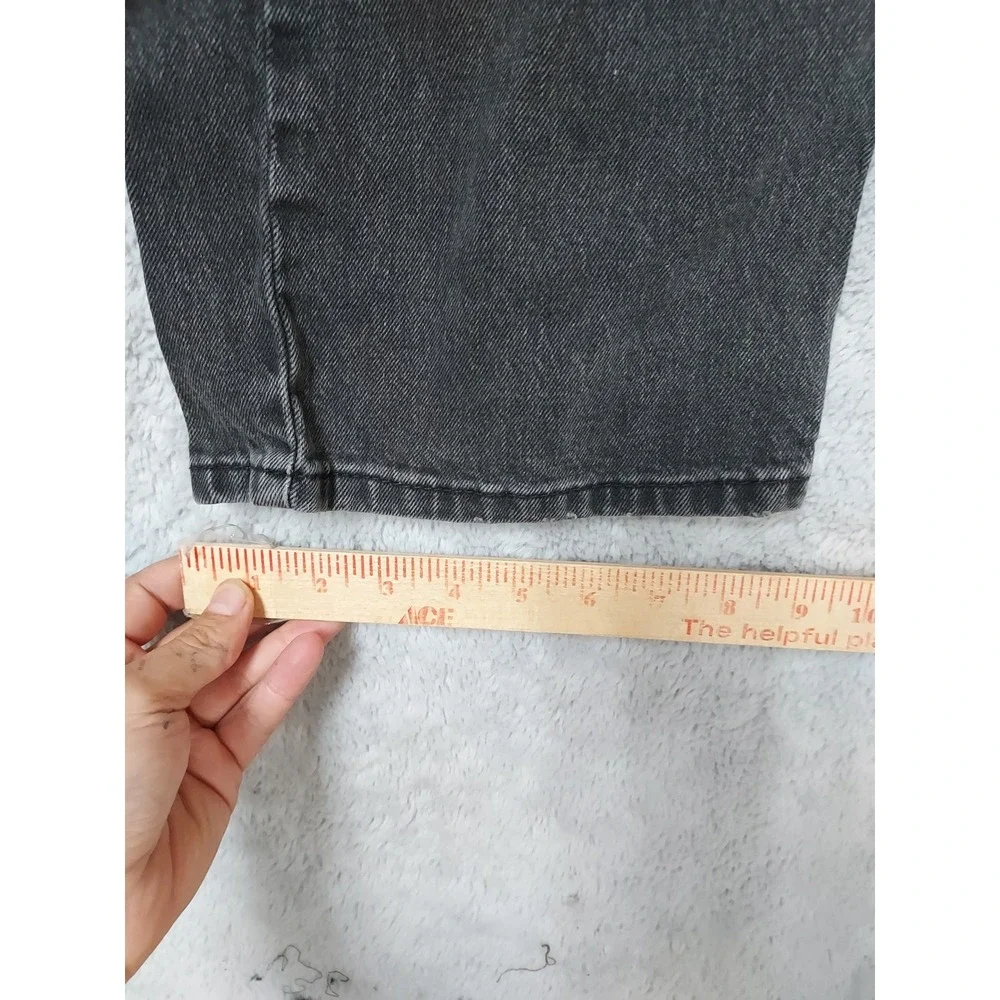 Levis 569 Jeans Men 30x32 Denim Straight Leg Loose Fit Baggy Skater Faded Black